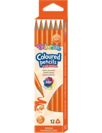 kredki-olowkowe-trojkatne-12-szt-pomaranczowe-colorino-kids