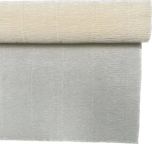 Krepina krepa włoska 180 g bibuła marszczona nr. 17A1 kremowa ecru