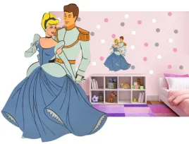 naklejka-dekoracja-scienna-kopciuszek-z-ksieciem