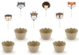 zestaw-do-muffinek-jesienne-zwierzaki-6-sztuk