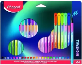 pisaki-mazaki-cienkopisy-trojkatne-24-kolory-nightfall-maped