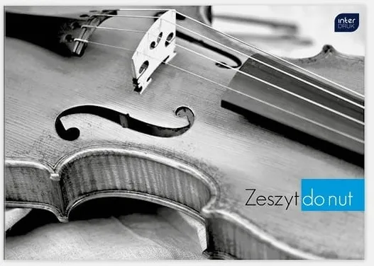 ZESZYT DO NUT A4 16 kartek DO MUZYKI INTERDRUK