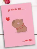 karnet-na-walentynki-kapibara