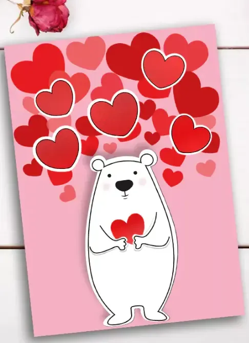 karnet-na-walentynki-bialy-mis