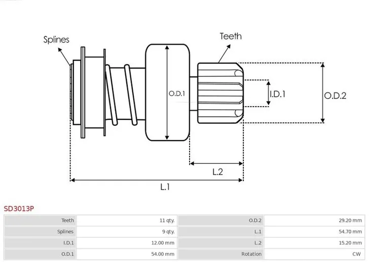 bendix-rozrusznika-as-pl-sd3013p-stan-nowy-waga-z-opakowaniem-1-kg