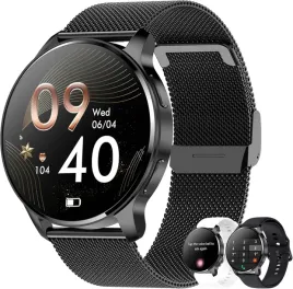 erkwei-i50-czarny-smartwatch-damski-132-hd-rozmowy-fitness-2-paski