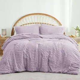 poszwa-na-koldre-200-x-200-cm-2-poszewki-65-x-65-cm-w-paski-fioletowa