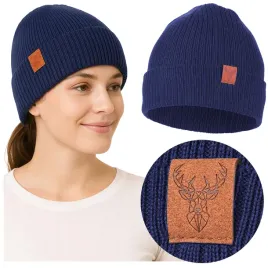 czapka-damska-beanie-prazek-ciepla-moraj-duzy-wybor-na-jesien-i-zime-gladka