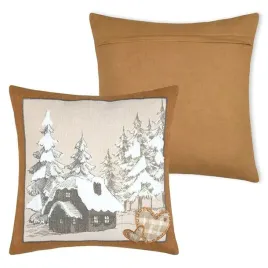 poduszka-wildforest-45x45-cm-brazowa-las-domek-dekoracyjna-ozdobna-miekka