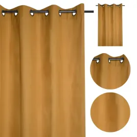 zaslona-bawelniana-135x240-cm-miodowa-na-przelotkach-kolkach-dluga-gotowa