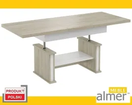lawostol-lawa-stol-l05-rozkladana-do-160cm-dab-sonoma-bialy