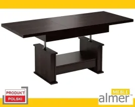 lawostol-lawa-stol-l05-szuflada-rozkladana-do-160cm-wenge-ciemne-oraz-inne