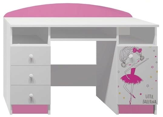 biurko dla dziecka meble do pokoju dziewczynki grafika BALLERINA 37 NB7