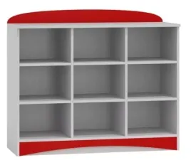 komoda-regal-z-polkami-dla-dziecka-super-car-n14-dziecieca-120x47-w-95