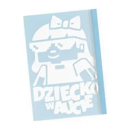 naklejka-dziecko-w-aucie-dziewczynka-w-okularach-na-szybe