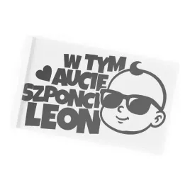 naklejka-na-samochod-dziecko-w-tym-aucie-szponci-leon-na-szybe-bobas