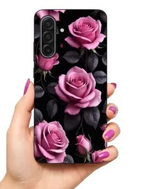 etui-case-do-samsung-galaxy-a17-a17-5g-rosliny-kwiaty-roze-lilie