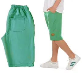 krotkie-spodenki-chlopiece-szorty-super-jakosc-pistacja-r-146-produkt-pl