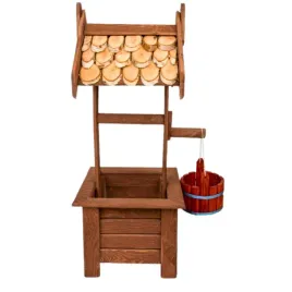 kwietnik-drewniana-studnia-ozdoba-dekoracja-do-ogrodu