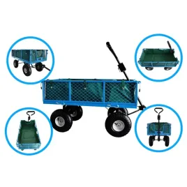 wozek-ogrodowy-transportowy-skladany-kosz-z-metalowa-siatka-udzwig-300kg