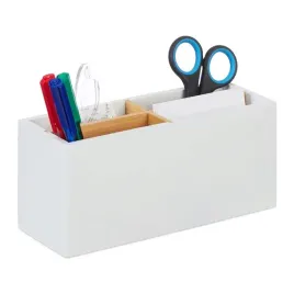 bialy-organizer-na-biurko-4-przegrodki-i103