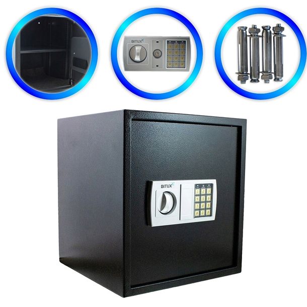 Szafa Pancerna Sejf Na Kod Elektroniczny Domowy – Solidny Sejf Domowy 35×40