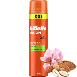 gillette-zel-do-golenia-fusion-duzy-z-olejkiem-migdalowym-sensitive-240ml