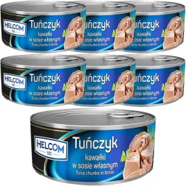 helcom-tunczyk-kawalki-w-sosie-wlasnym-170g-x-7-sztuk