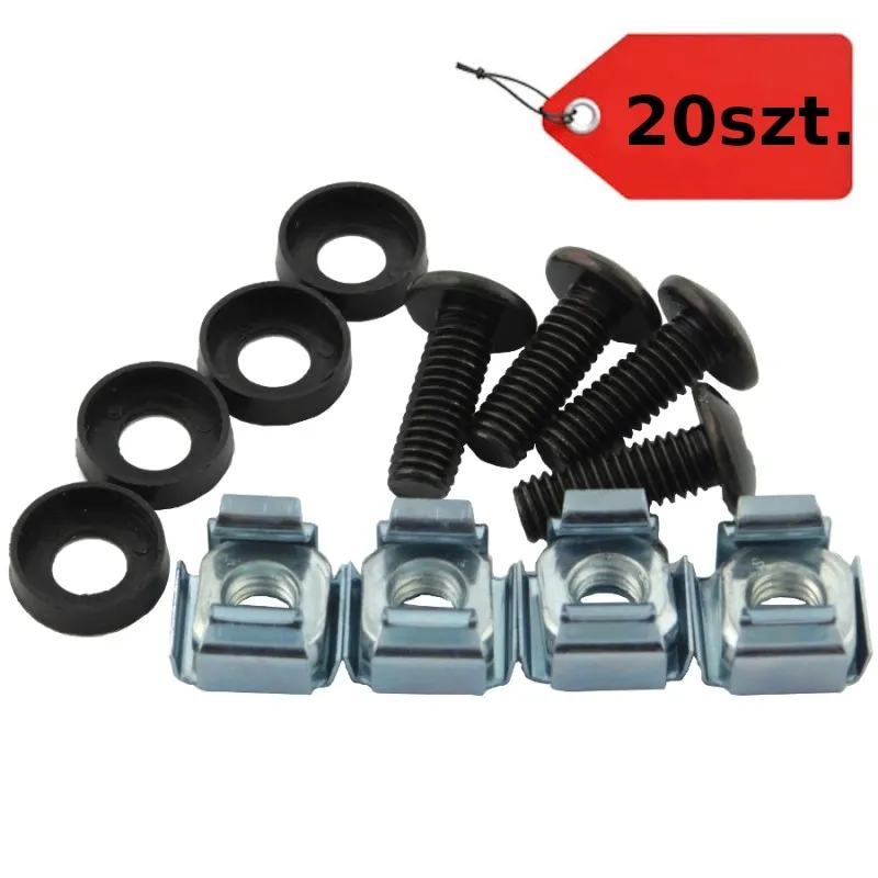 sruby-montazowe-m6-do-szaf-rack-20szt-czarne