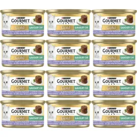 purina-gourmet-gold-savoury-mokra-karma-z-jagniecina-i-fasola-85g-x-12sztuk