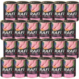 rafi-mokra-karma-dla-psow-z-indykiem-w-puszce-400-g-x-24-sztuki
