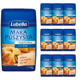 lubella-maka-tortowa-typ-450-1-kg-x-10-sztuk