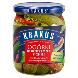 krakus-ogorki-korniszony-z-chili-500-g
