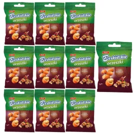 aksam-beskidzkie-orzeszki-o-smaku-barbeque-70-g-x-10-sztuk