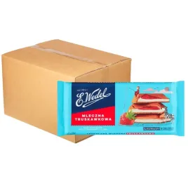 e-wedel-czekolada-mleczna-truskawkowa-100-g-x-20-sztuk