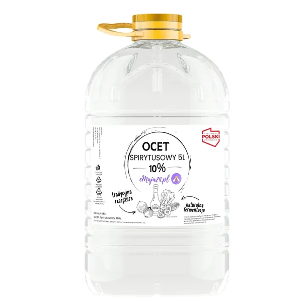 eMaja24 Ocet spirytusowy fermentacyjny 10% 5L