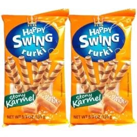 flis-happy-swing-rurki-waflowe-slony-karmel-150-g-x-2-sztuk