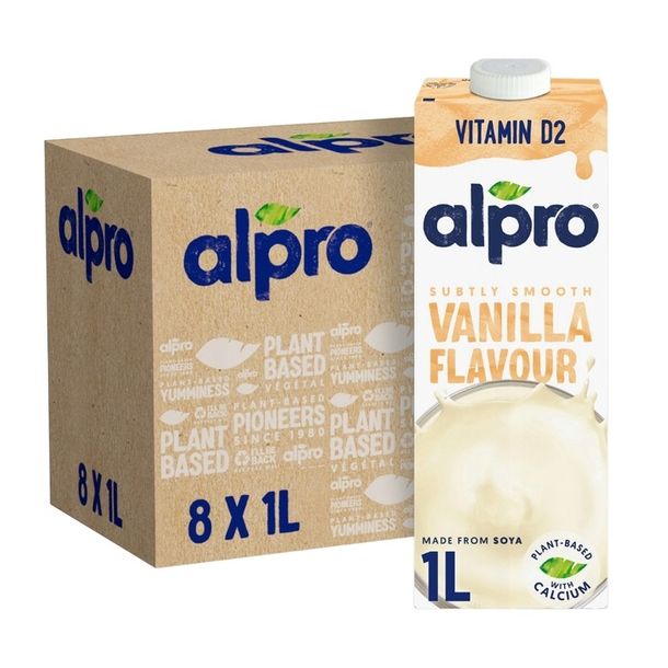 Alpro Napój sojowy o smaku waniliowym 1 l  x 8 sztuk