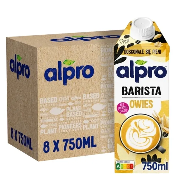 Alpro Barista Napój owsiany 750 ml x 8 sztuk