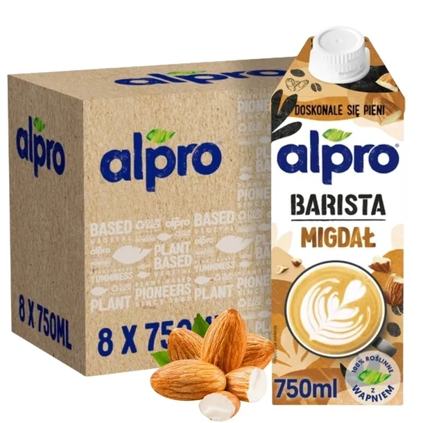 Alpro Barista Napój migdałowy 750 ml x 8 sztuk