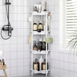 polka-prysznicowa-bez-wiercenia-4-poziomy-biala-wolnostojaca-4-haczyki