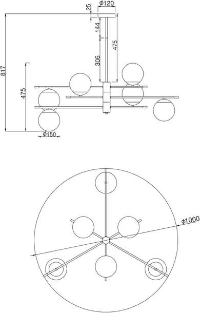 lampa-wiszaca-rama-czarna-i-matowa-zlota-klosz-ze-szkla-matowego-6-punktowa-zasilanie-sieciowe