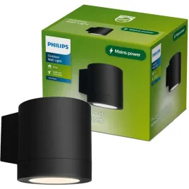 kinkiet-ogrodowy-lampa-zewnetrzna-led-gu10-ip44-czarna-fylx-philips