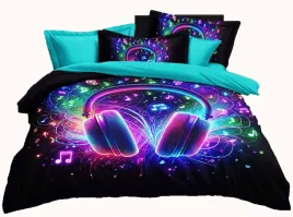 posciel-3d-komplet-160x200-cm-sluchawki-neonowe-muzyka-dj-koldra-poduszki