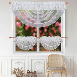 firana-woalowa-80x400cm-z-falbankami-2-zazdrostki-50x200-cm-komplet-bialy