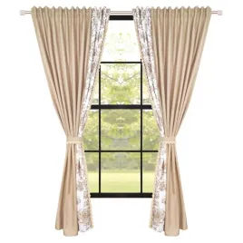 komplet-zaslona-z-pomponiki-250x190cm-bezowy-kwiaty-2szt-do-salonu
