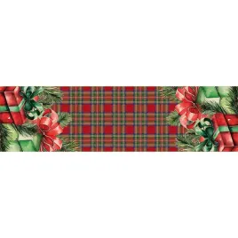 swiateczny-bieznik-czerwony-w-kratke-z-prezentami-38x140-cm
