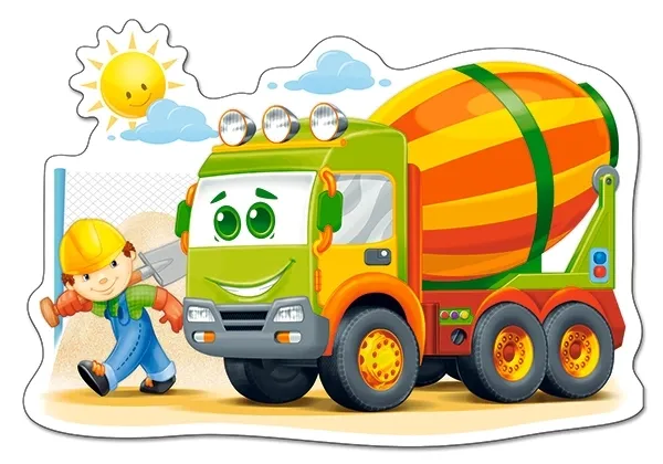 puzzle-maxi-12-elementow-betoniarka-stan-nowy