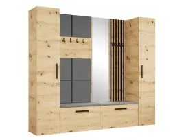 artisan-garderoba-przedpokoj-240cm-margo-panele-tapicerowane-mr-5-kolorow