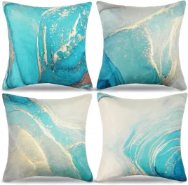 poszewka-na-poduszke-45-x-45-cm-niebieskie-dekoracyjne-marmurowe-4-sztuki